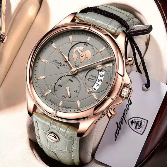 Мужские наручные часы Poedagar Earth (Серый) Винница - изображение 4