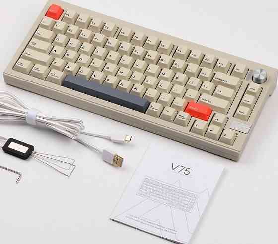 Cidoo v75 PRO Алюмінієва ігрова клавіатура (3 режими підключення) Київ