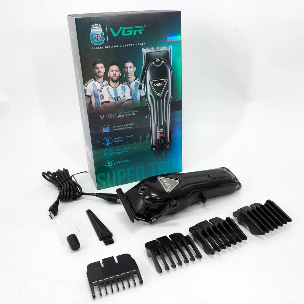 Універсальні машинки для стрижки волосся VGR V-051, Професійний бездротовий тример YZ-23 Львів - фото 16