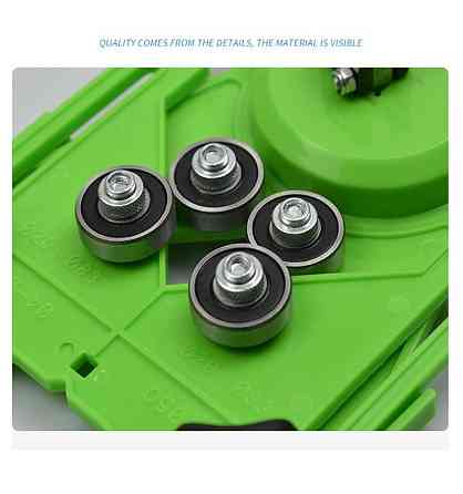 Кондуктор-направляюча для свердління плитки та скла з присосками, універсальний шаблон під алмазні коронки Ø4–Ø83 (124650005) Київ