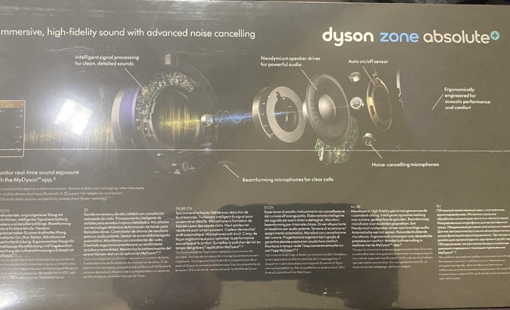 Наушники  Dyson Zone Absolute Prussian Blue/Bright Copper. Харьков - изображение 6