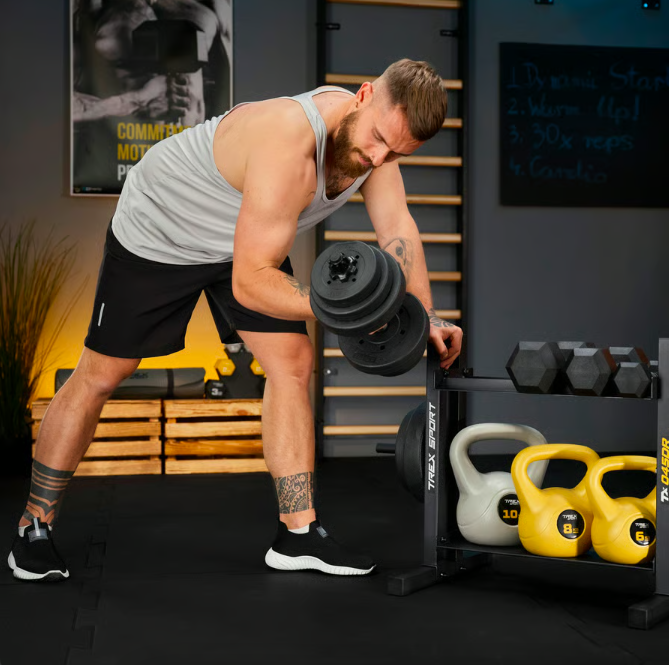 Стійка 2-рівнева для гантелей, дисків та гирь TX-045DR Киев - изображение 10