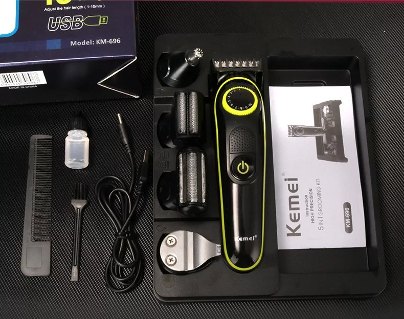 Универсальная машинка для стрижки Kemei Km-696 Стайлер Винница - изображение 8