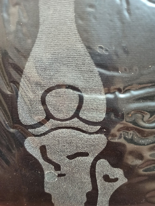 Колготы женские Скелет для Хэллоуина светятся в темноте 40 den размер L 46-48 черный Киев - изображение 3