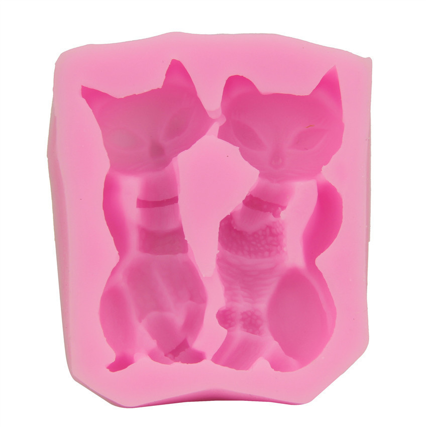 Молд Кот 58 на 50 мм розовый Киев - изображение 8