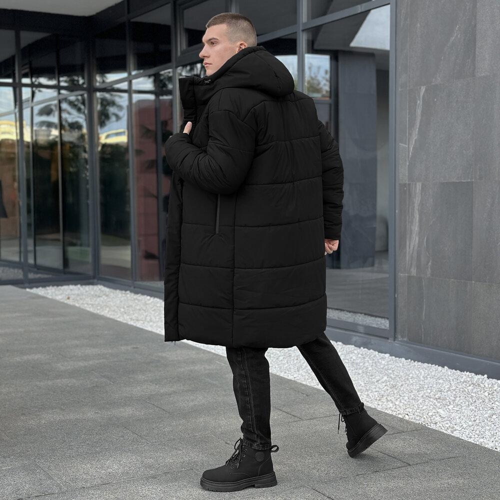 Мужская зимняя куртка черная Pobedov Legas Киев - изображение 10