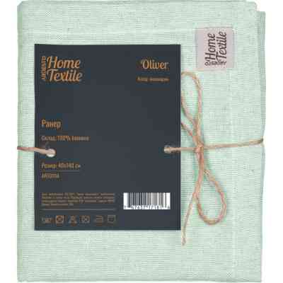 Доріжка на стіл Ardesto Oliver, 100% бавовна, бірюза 40х140 см (ART01OT) Вінниця