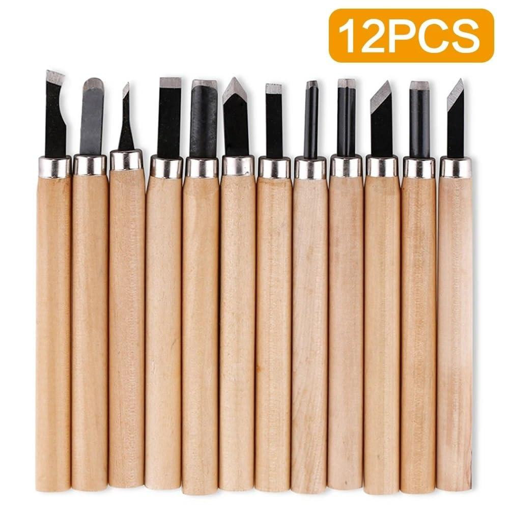 Набор стамесок для резьбы по дереву, 12 шт Киев - изображение 6