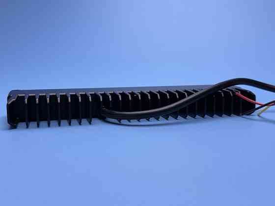 Фара рабочего света LED однорядная 160 мм SPOT — 10 диодов с линзой (Белый + Желтый свет), четкая СТГ Харьков