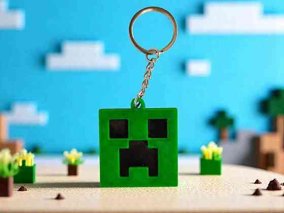 Брелок Кріпер з гри Minecraft 4,5см ТМ 3DSD Київ
