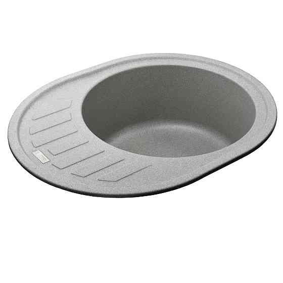 Гранитная мойка Globus Lux ARNO серый камень 620x500мм-А0005 (000007598) Киев