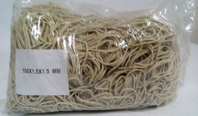 Гумка для грошей 100мм біла 1 кг "Plast" Харків - фото 1