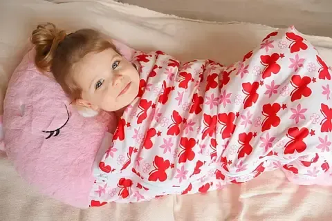 белый единорог Детский спальный мешок на молнии 3 в 1 игрушка подушка спальник и встроенная подушка Коломыя - изображение 7