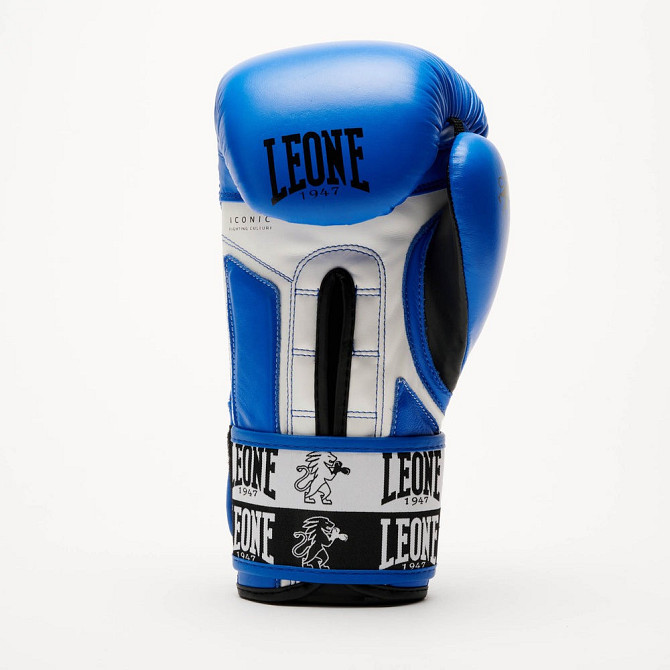 Боксерські рукавиці Leone GN208 ICONIC Blue 14 унцій (бинти 4 м. в комплекті) Кам'янське - фото 5