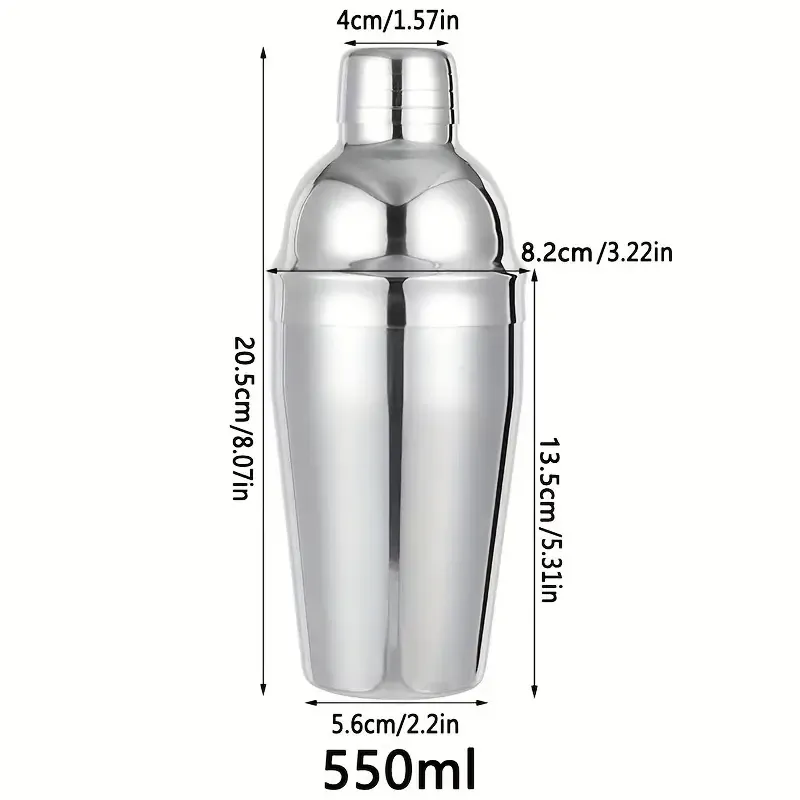 Шейкер для коктейлів із нержавіючої сталі Київ - фото 13