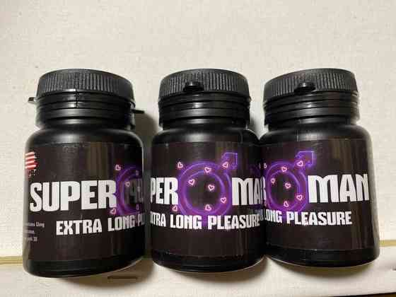 Таблетки – Super Man Extra Long Pleasure 20 таб. для потенції Дніпро