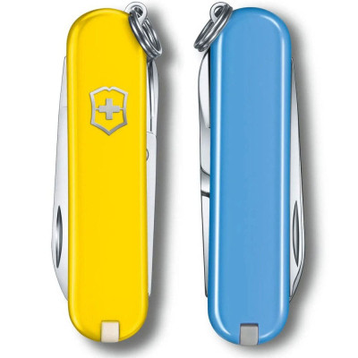 Нож Victorinox Classic SD Ukraine Жовто-блакитний (0.6223.8G.28) Винница - изображение 6