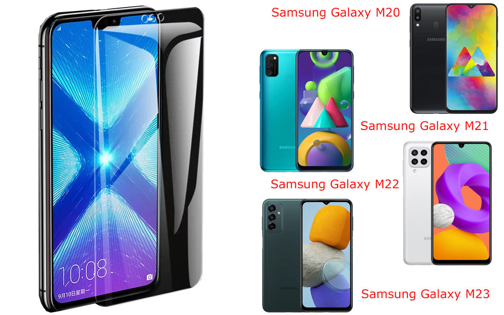 Защитное стекло NeoGlass для Samsung Galaxy M20, M21, M22, M23 – ультрапрозрачное и устойчивое Киев - изображение 2
