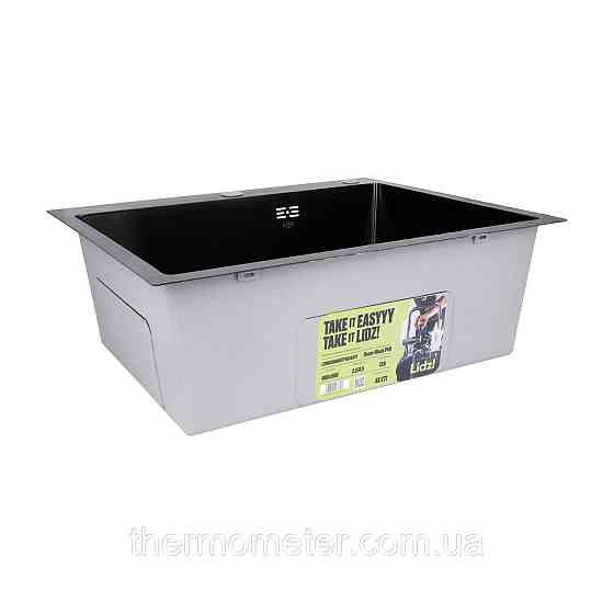 Lidz Handmade H6050HB Мойка для кухни интегрированная Decor Black PVD Honeycomb 2,5/0,5 мм LDH6050BDECPVD48371 Киев
