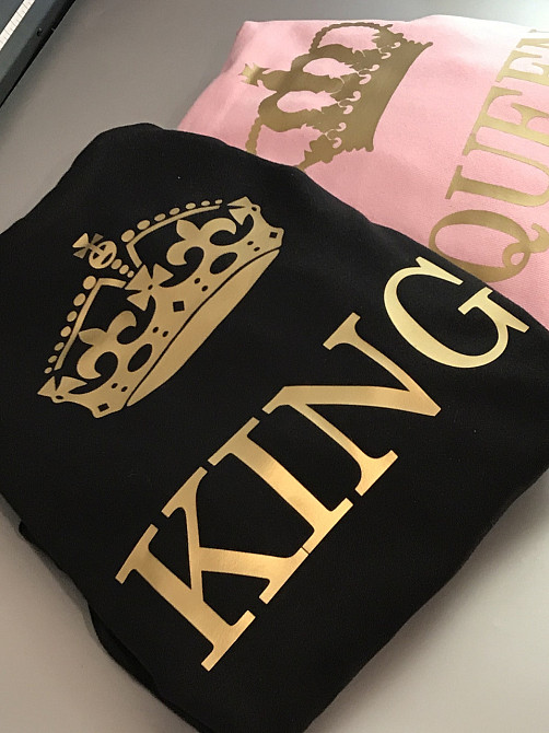 Парные толстовки с капюшоном для парня и девушки! King \ Queen Черновцы - изображение 4