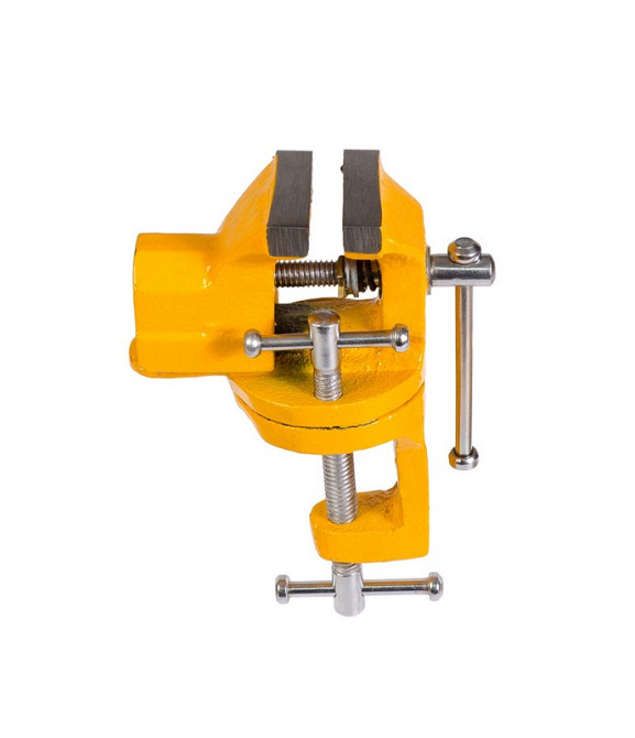 Лещата слюсарні поворотні MASTERTOOL 40 мм кріплення на струбціні 07-0200 Коломыя - изображение 5