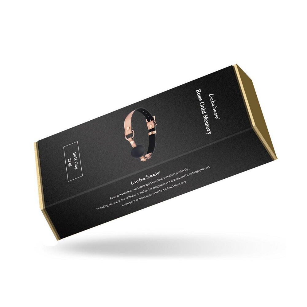 Кляп Liebe Seele Rose Gold Memory Ball Gag Sex Aura Київ - фото 10