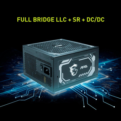 Блок живлення MSI 1000W (MAG A1000GL PCIE5) Вінниця - фото 4