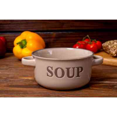 Бульйонница Limited Edition Style 600 мл Коричнева (JH5233-2) Винница