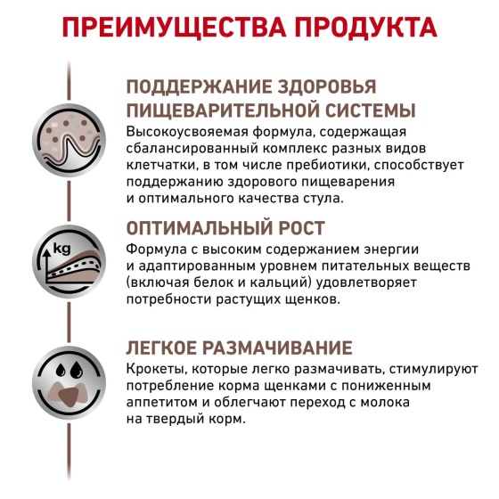 Royal Canin Gastrointistinal Puppy (Рояв Канін Гастроінтензал Паппі) корм для цуценят для системи травлення 2.5 кг. Запоріжжя