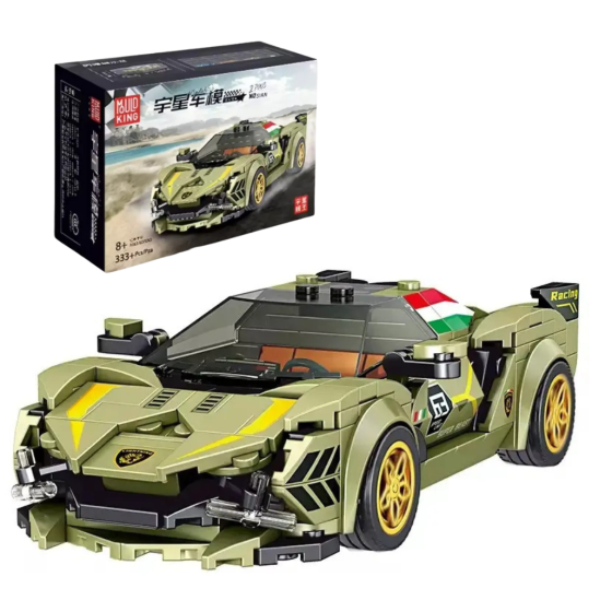 Конструктор суперкар Lamborghini на 333 деталі, зелений Кам'янець-Подільський