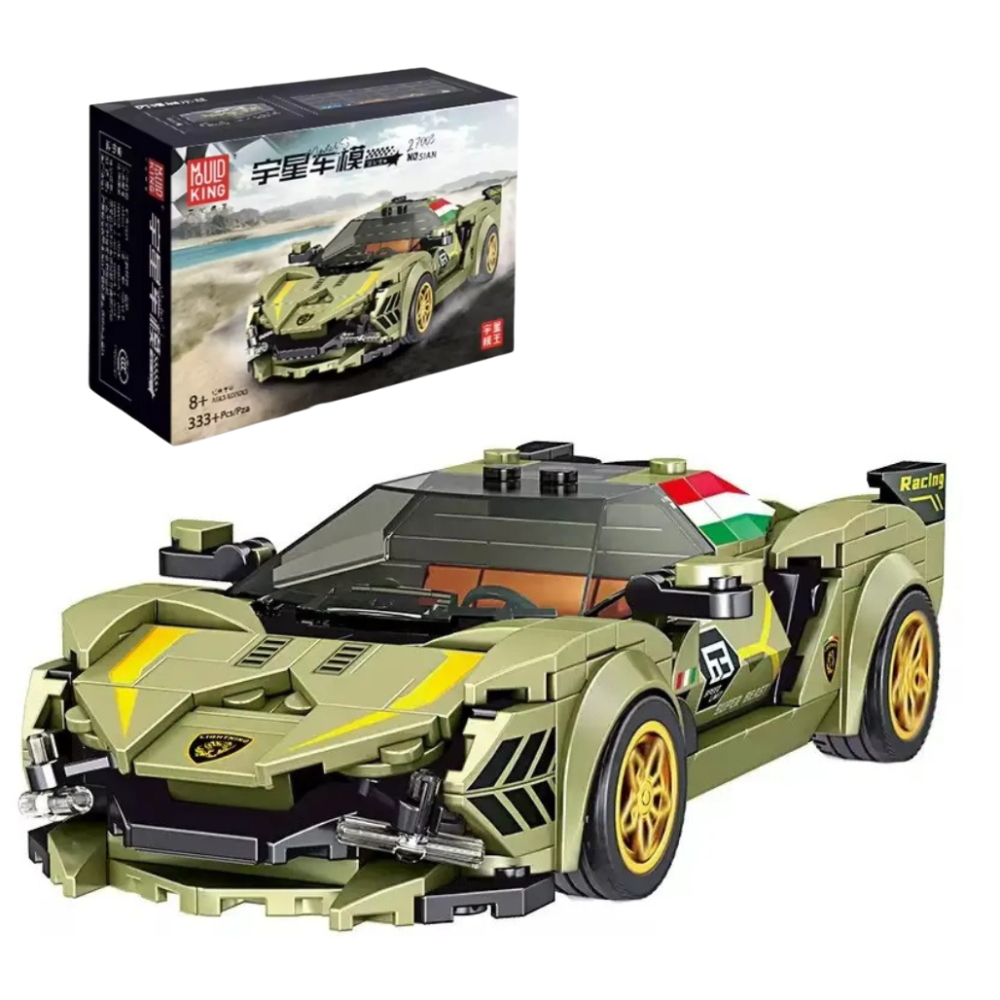 Конструктор суперкар Lamborghini на 333 деталі, зелений Кам'янець-Подільський - фото 1