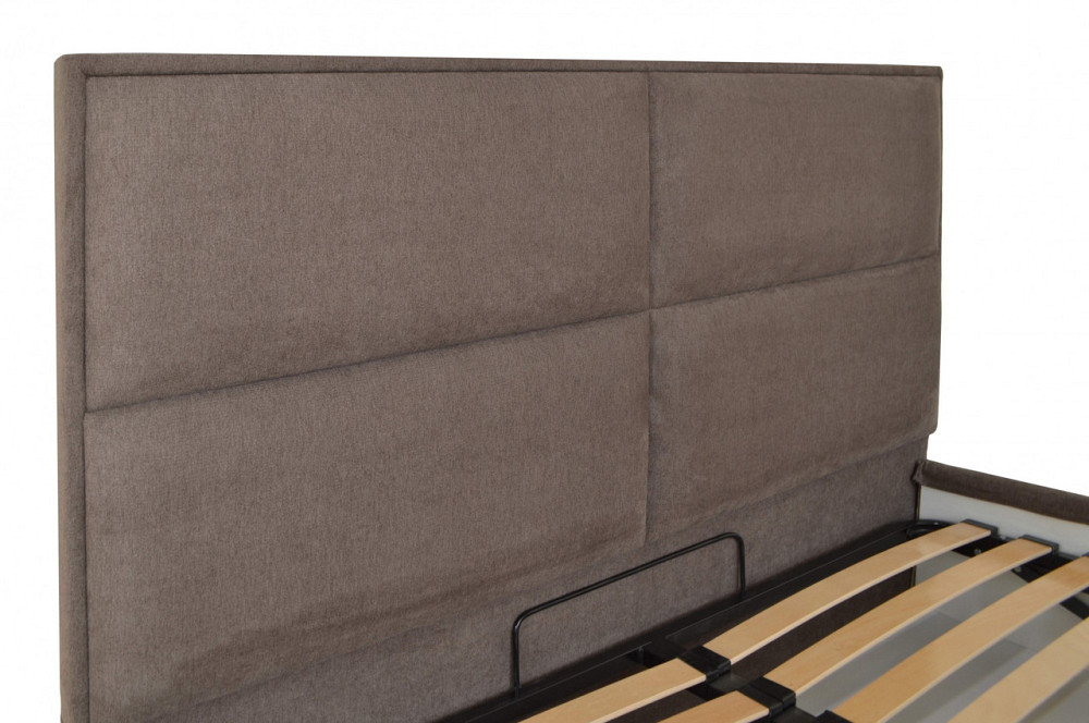Ліжко Sheffield Comfort 120 х 190 см Miss 08 З підйомним механізмом та нішою для білизни Коричневий Дніпро - фото 9