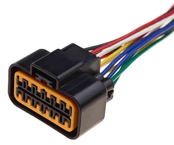 Роз'єм конектор с проводом, 12-кон., Фара, PB625-12027, KUM Корея універс., Освітлення, Hyundai, Kia Київ