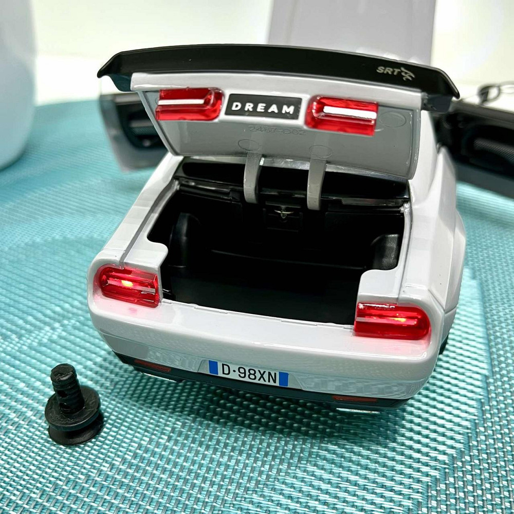 Машинка металева Авто Експерт Chevrolet Camaro 1:24 відчиняються двері капот багажник світло/звук Сіра (GT-12099) Чернігів - фото 9