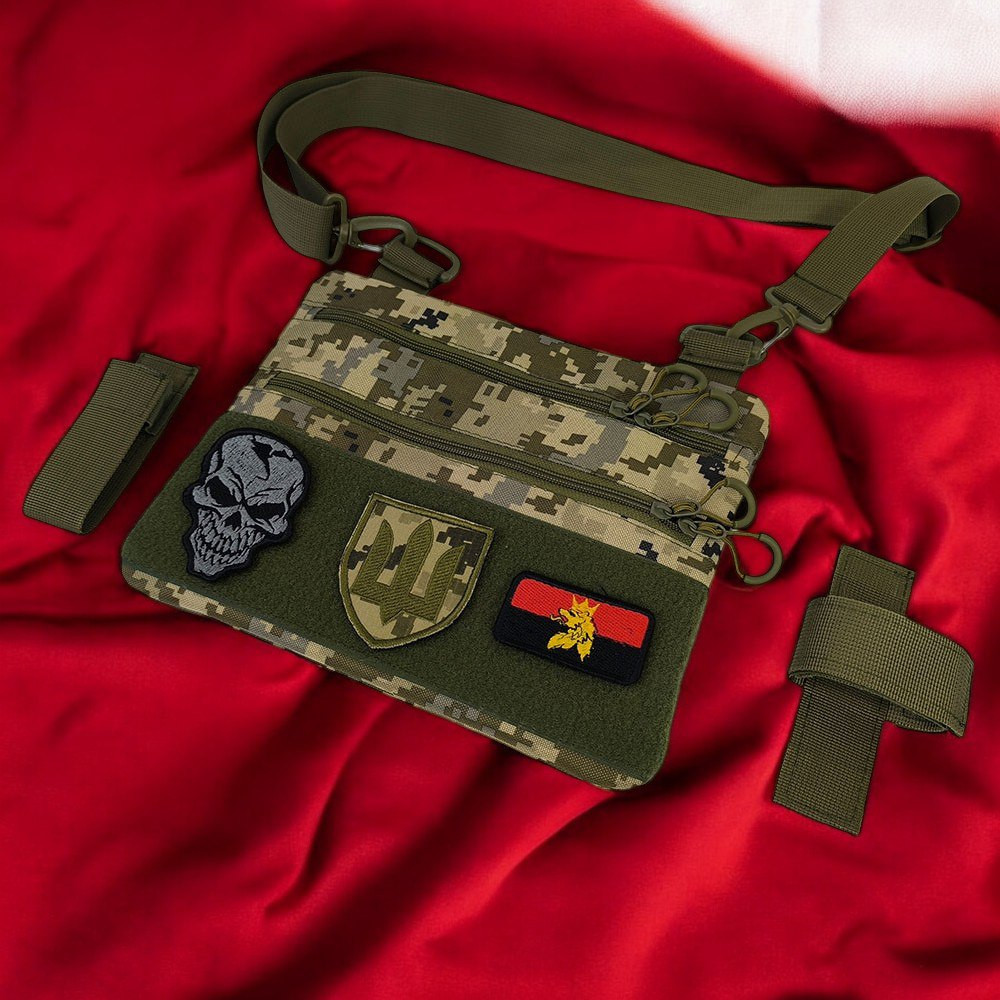 Сумка пояс плечо мужская тактическая, Рюкзак через плечо военная барсетка Сумка через военная NR-49 Львов - изображение 1