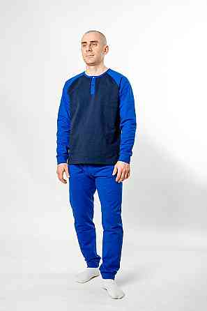 Пижама мужская, тёплая, 95%хлопок, топ Крохатушка одяг Киев