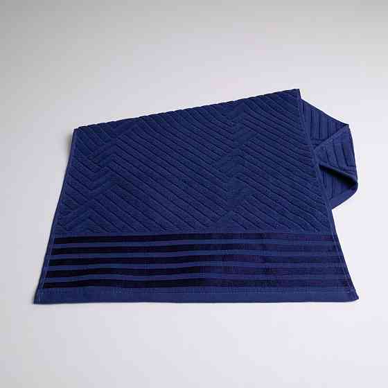 Набор махровых полотенец SOFT 3шт GM Textile 40х70см, 50х90см, 70х140см 500г/м2 (Темно-синий) Сумы
