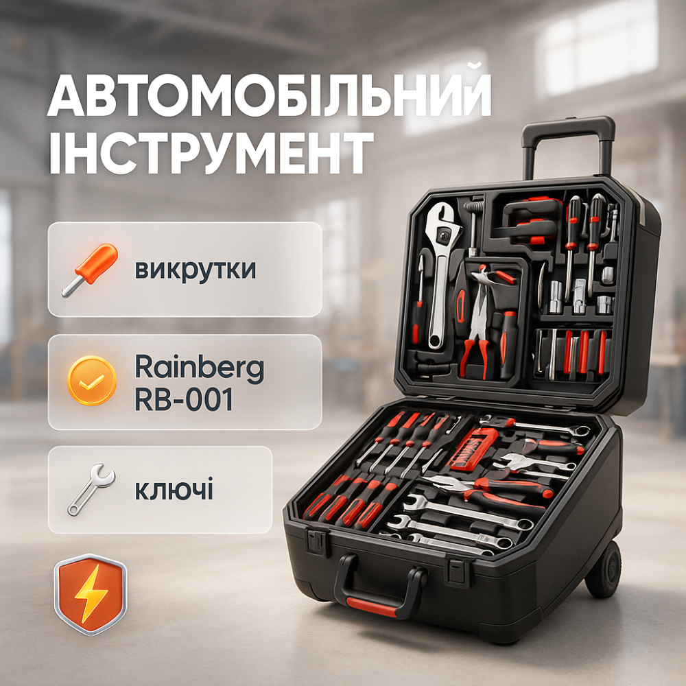Набір інструментів Rainberg RB-001 з 399 предметів WO-66 Львів - фото 7