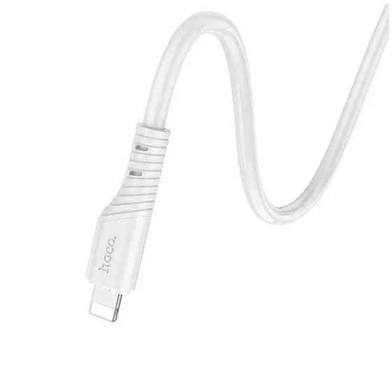 Кабель HOCO X97 Crystal color silicone charging data cable iP white (6931474799791) Київ