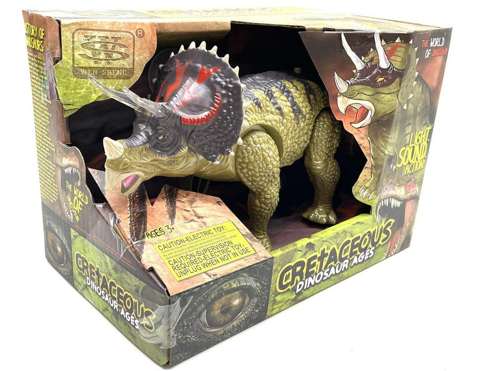 Динозавр Wen Sheng ходить світлові та звукові ефекти Хакі (WS 5315) Чернигов - изображение 3