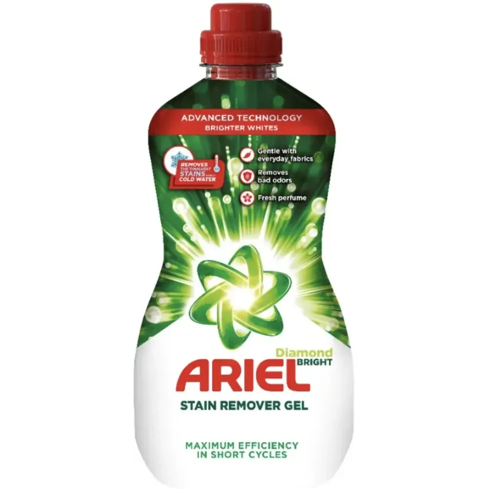 Гель-пятновыводитель Ariel Diamond Bright Stain Remover Gel для белых вещей 950 мл Львов - изображение 1