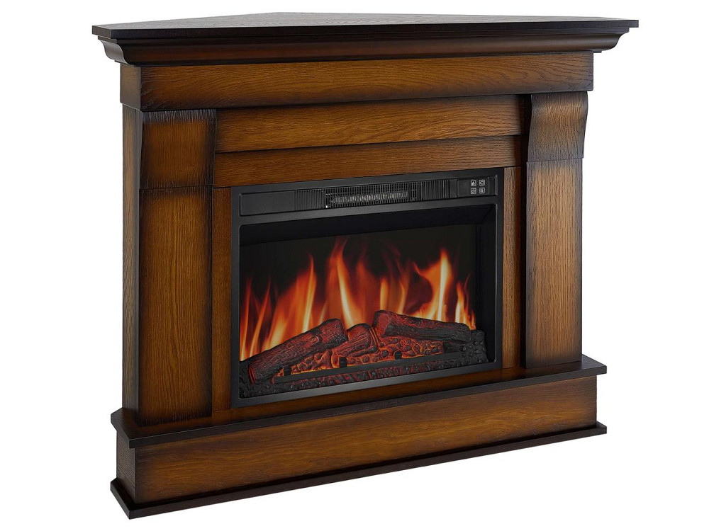 Каминокомплект угловой ArtiFlame Albion Corner AF23S дуб антик с обогревом и звуком горения огня Львов - изображение 1