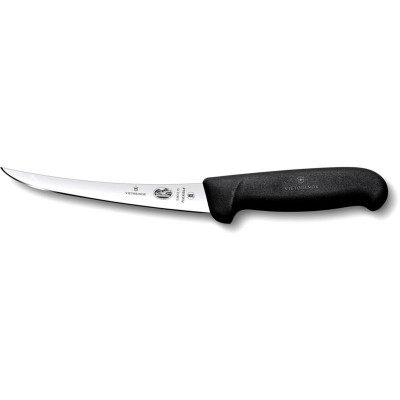 Кухонний ніж Victorinox Fibrox Boning Flexible 12 см Black (5.6613.12) Вінниця - фото 1