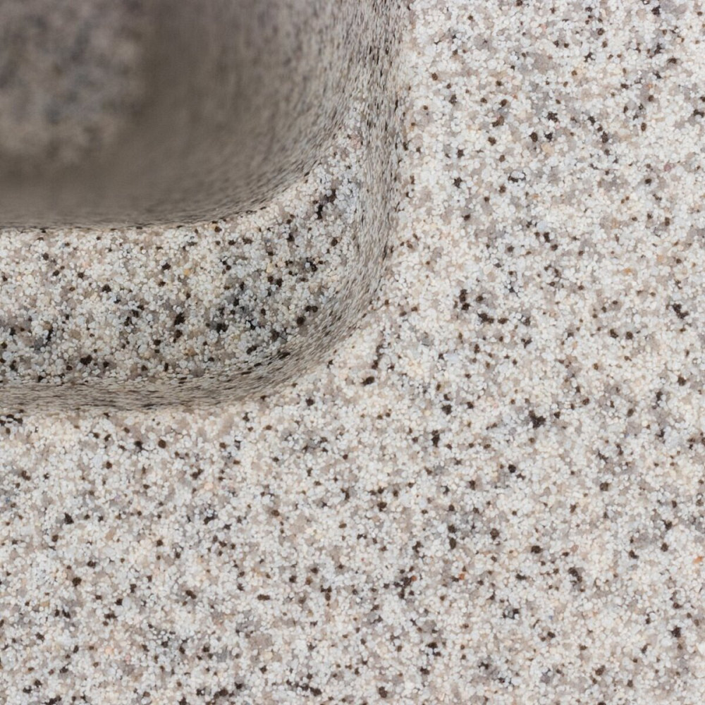 Гранітна мийка для кухні VALESO NIKA 7545 матова Сіра Коломыя - изображение 6