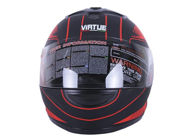 Шолом мотоциклетний інтеграл MD-803 (чорно-жовтогарячий матовий, size M) Мукачево - фото 4