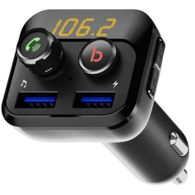 FM модулятор Grand-X 98GRX MegaBass, Bluetooth V5.0 MicroSD, 2USB , MegaBass, han (98GRX) Вінниця - фото 1