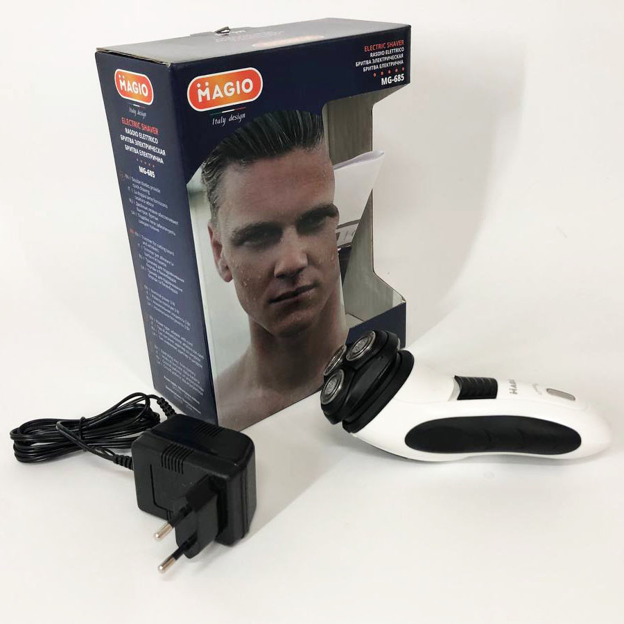 Мощная электрическая бритва для бороды MAGIO, Электробритва для профессионального бритья ZE-78 Львов - изображение 5