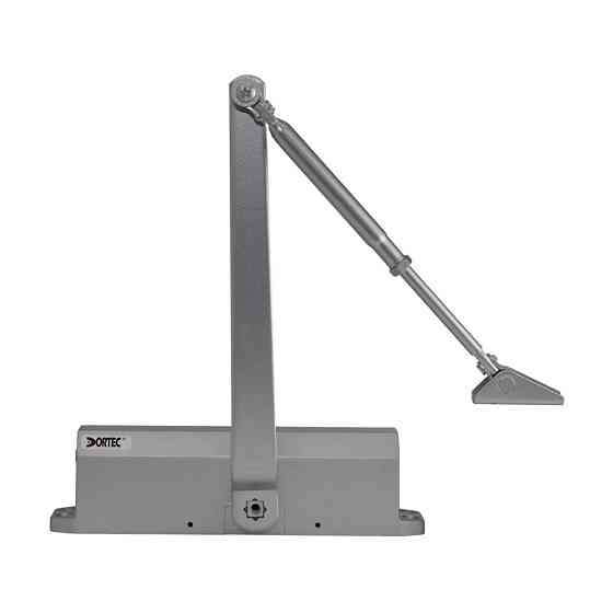 Дверний доводчик Dortec DT-536H Silver з фіксацією дверей у відчиненому положенні (63-00008) Київ