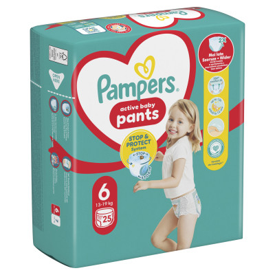Підгузки Pampers трусики Pants Giant Розмір 6 (14-19 кг) 25 шт (8006540069745) Вінниця - фото 2