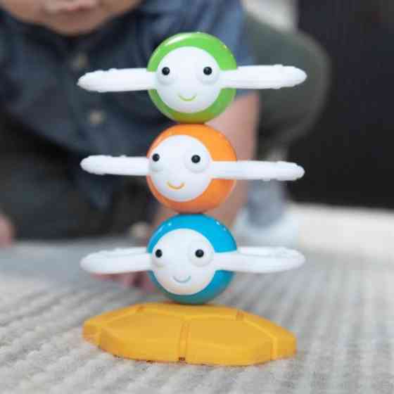 Магнітна пірамідка Fat Brain Toys Dizzy Bees Веселі бджілки (F294ML) Харків
